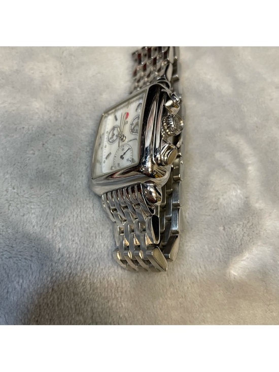 Michele Stainless Steel Deco Chronograph - Mother of Pearl Dial main image 4
